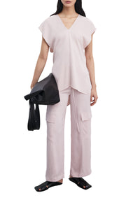 T-shirt Salomé sans manches - Rose