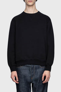 Sweatshirt unisexe Sam en coton - Noir & Lait
