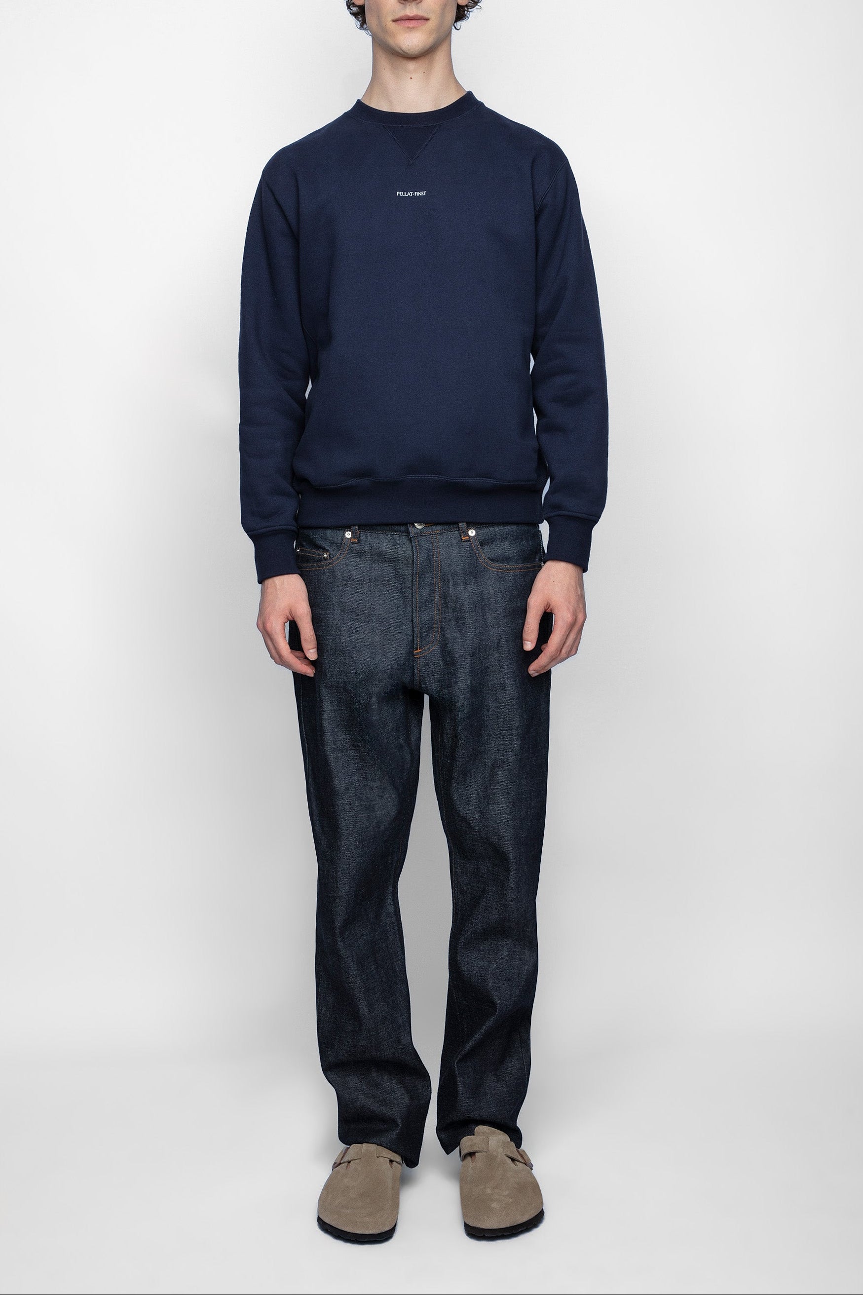 Sweatshirt unisexe Sam en coton - Encre