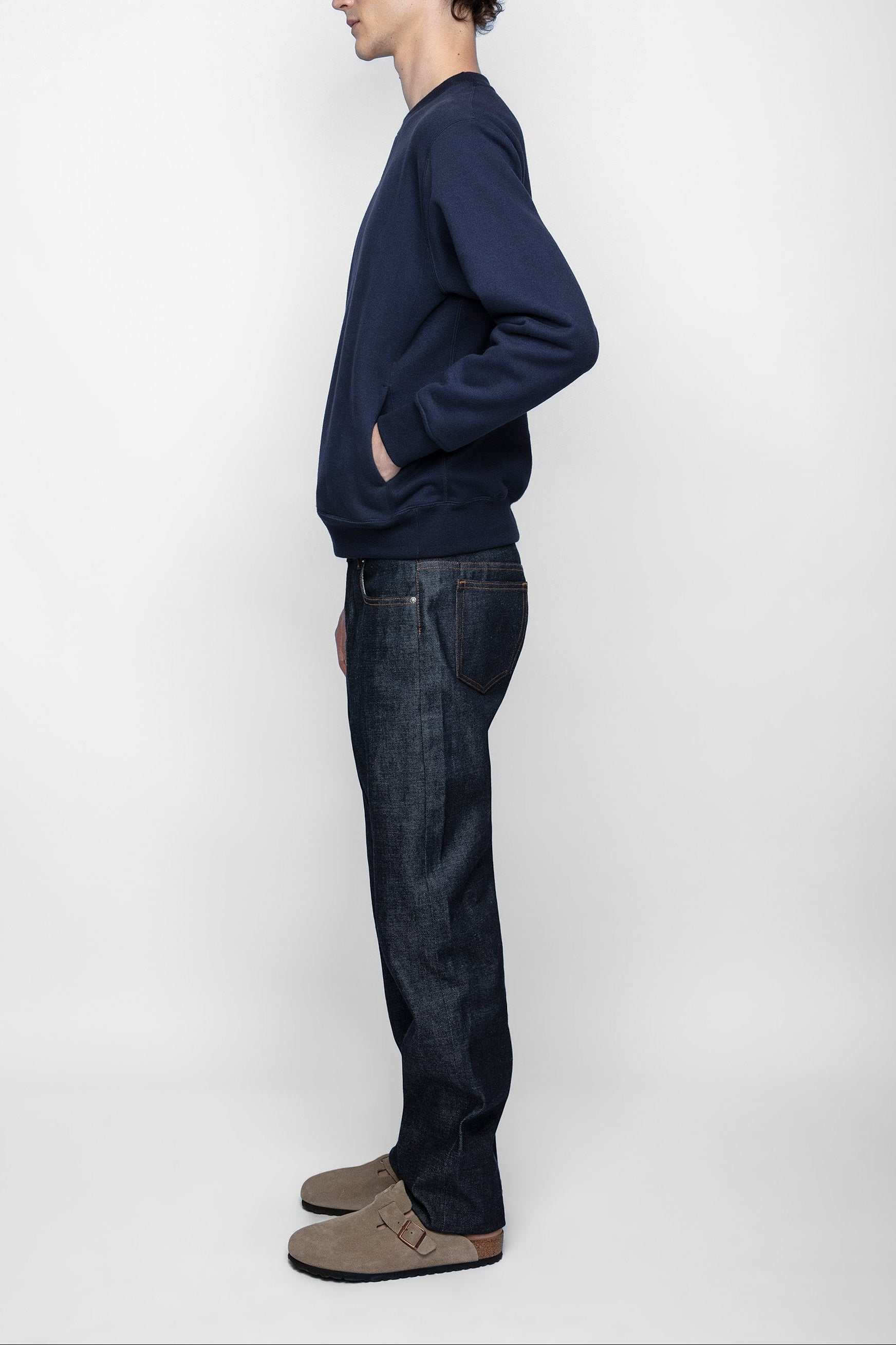 Sweatshirt unisexe Sam en coton - Noir