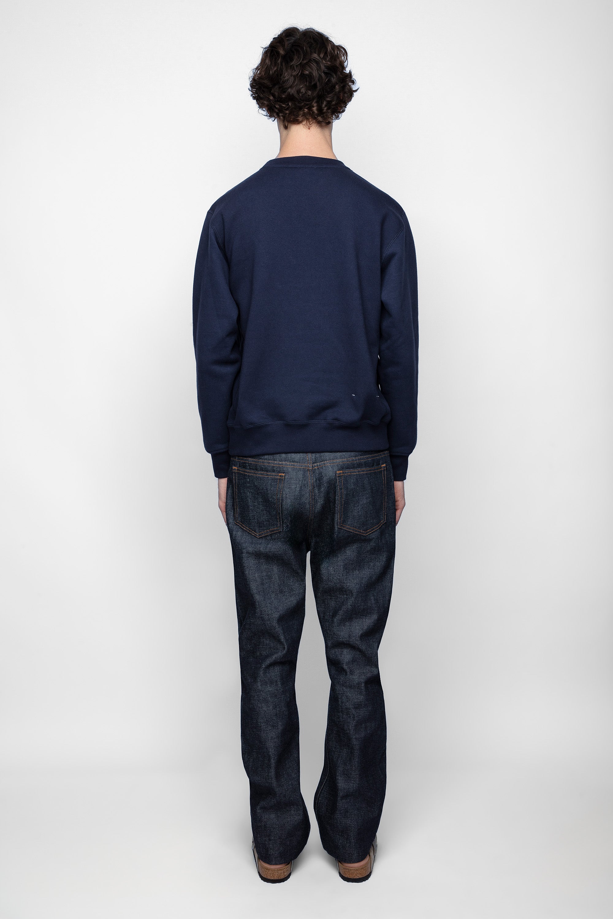 Sweatshirt unisexe Sam en coton - Noir