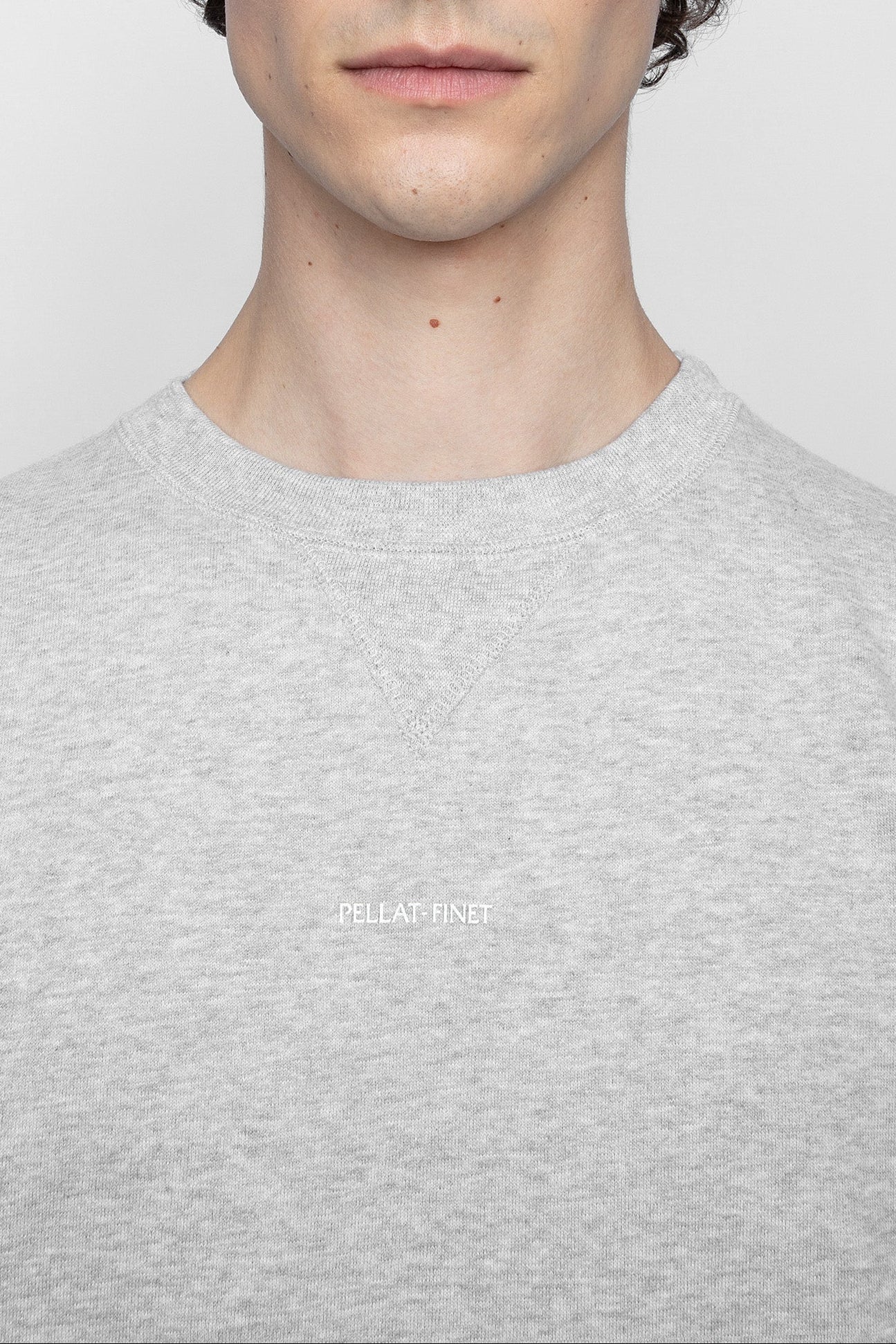 Sweatshirt unisexe Sam en coton - Gris Chine Clair