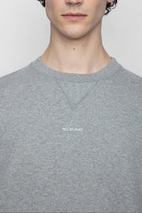 Sweatshirt unisexe Sam en coton - Gris Moyen Chine