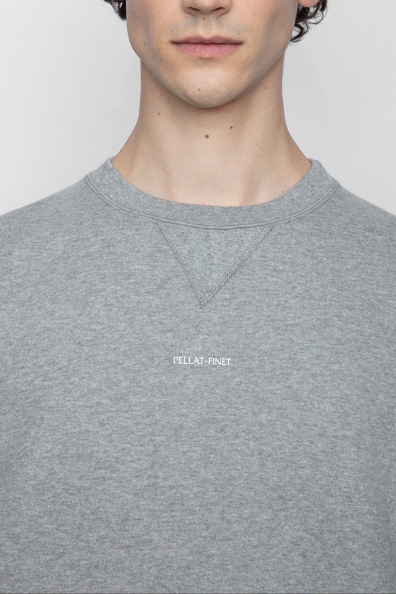 Sweatshirt unisexe Sam en coton - Gris Moyen Chine