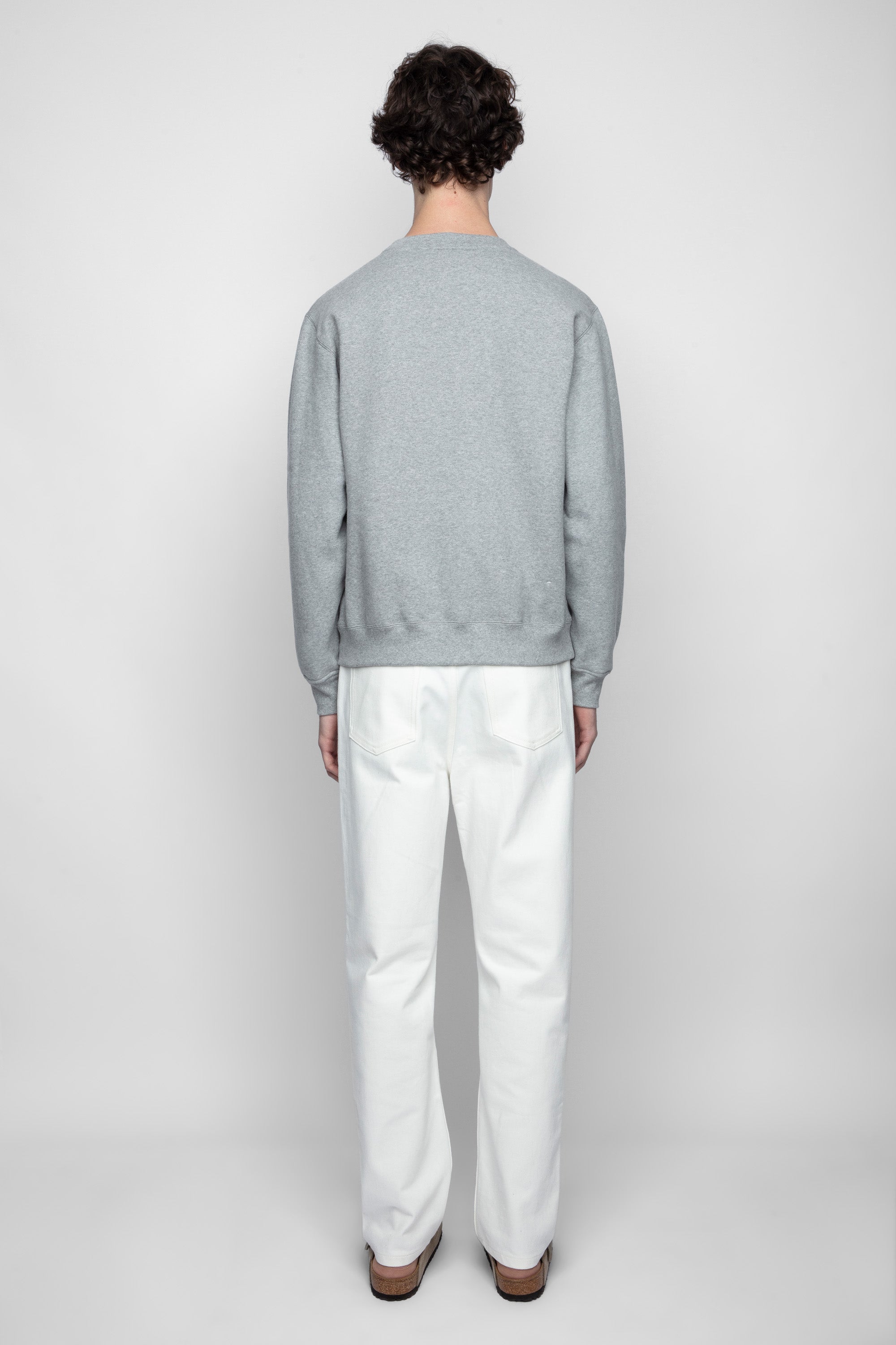 Sweatshirt unisexe Sam en coton - Gris Moyen Chine