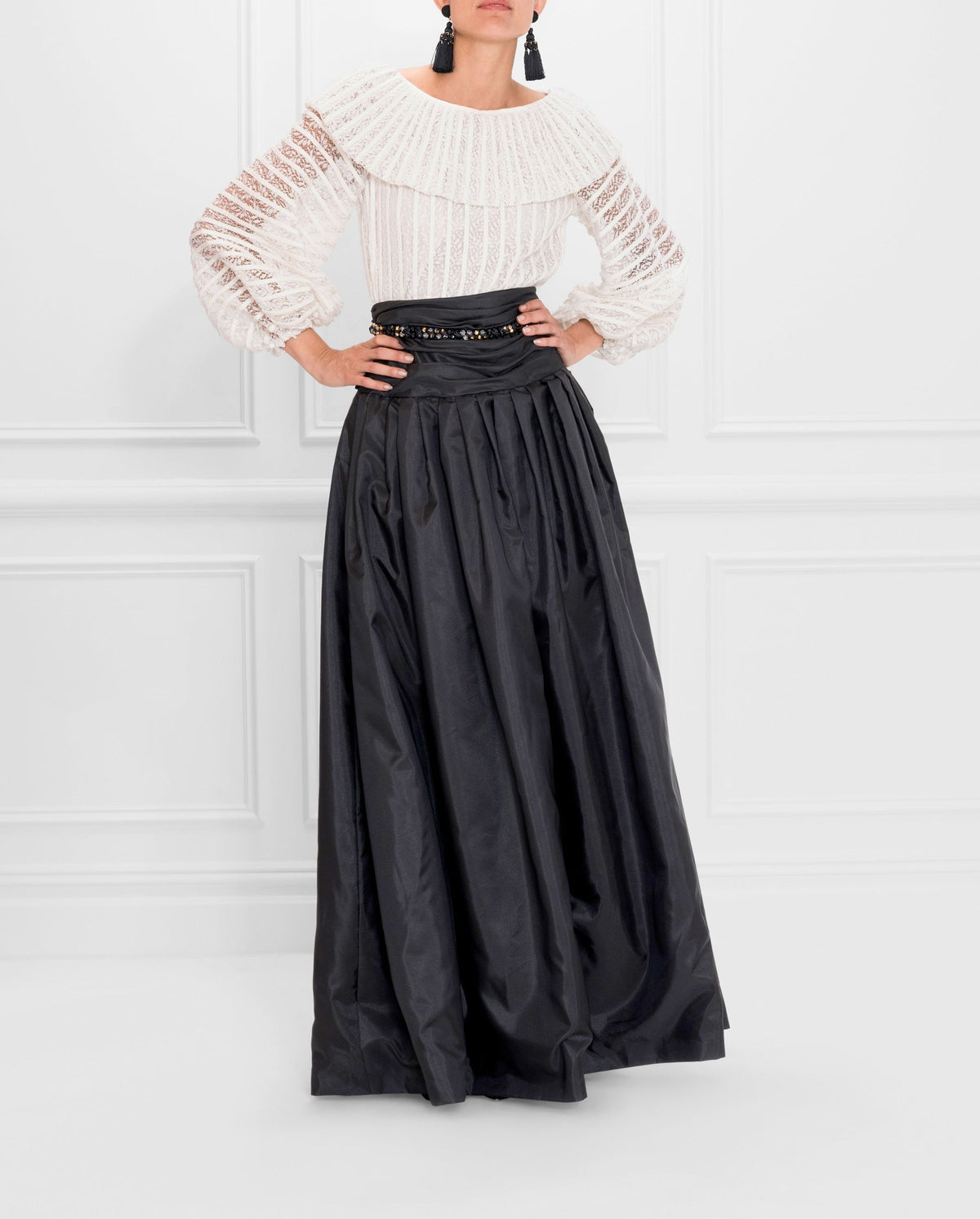 Blouse Samya en dentelle - White