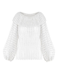Blouse Samya en dentelle - White
