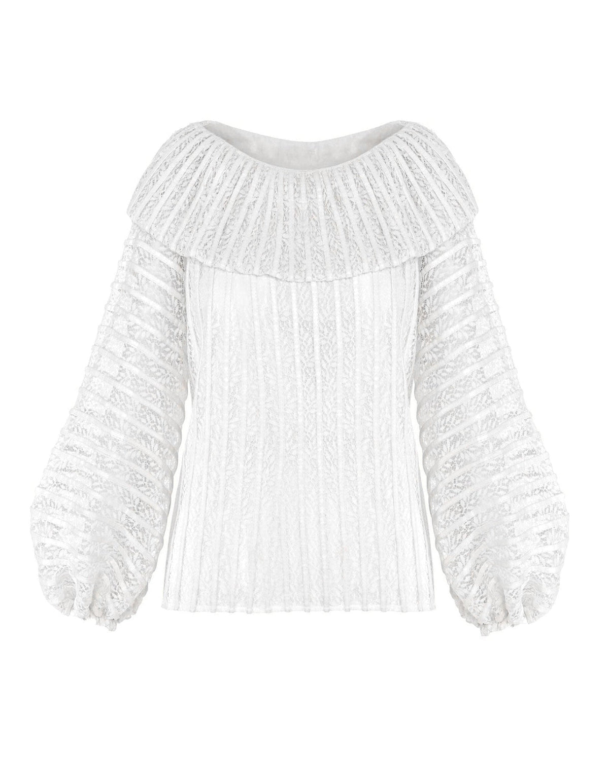 Blouse Samya en dentelle - White