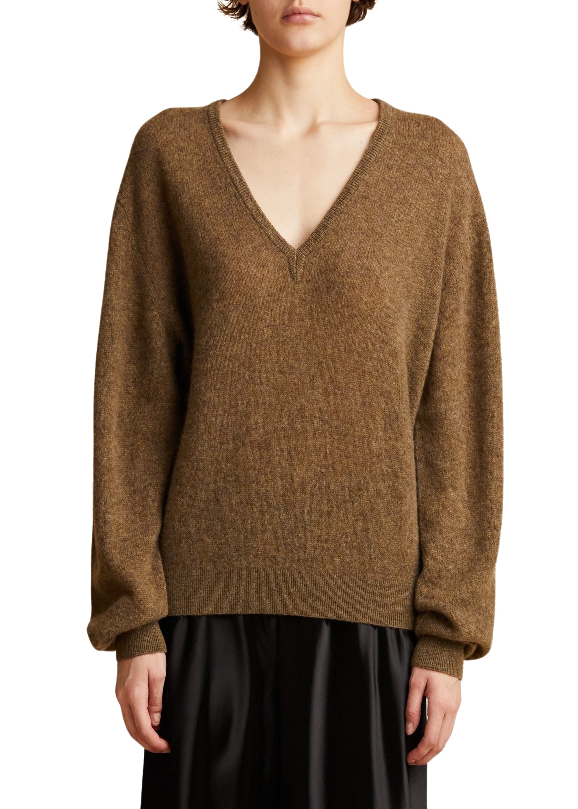 Sam sweater in cashmere - Moss