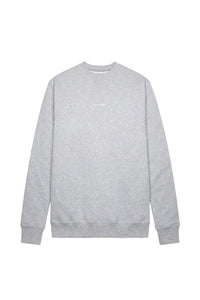 Sweatshirt unisexe Sam en coton - Gris Clair & Vert