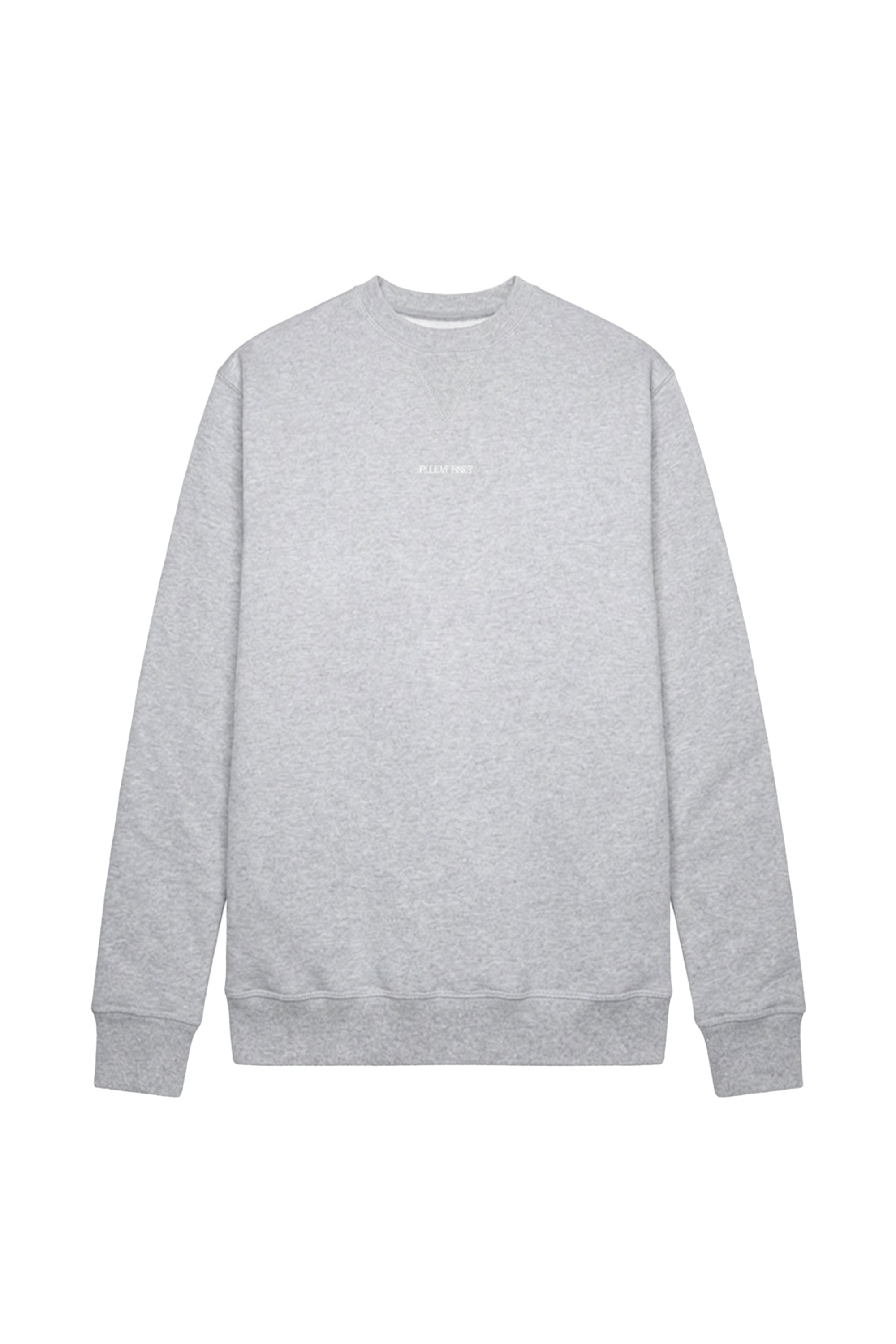 Sweatshirt unisexe Sam en coton - Gris Clair & Vert