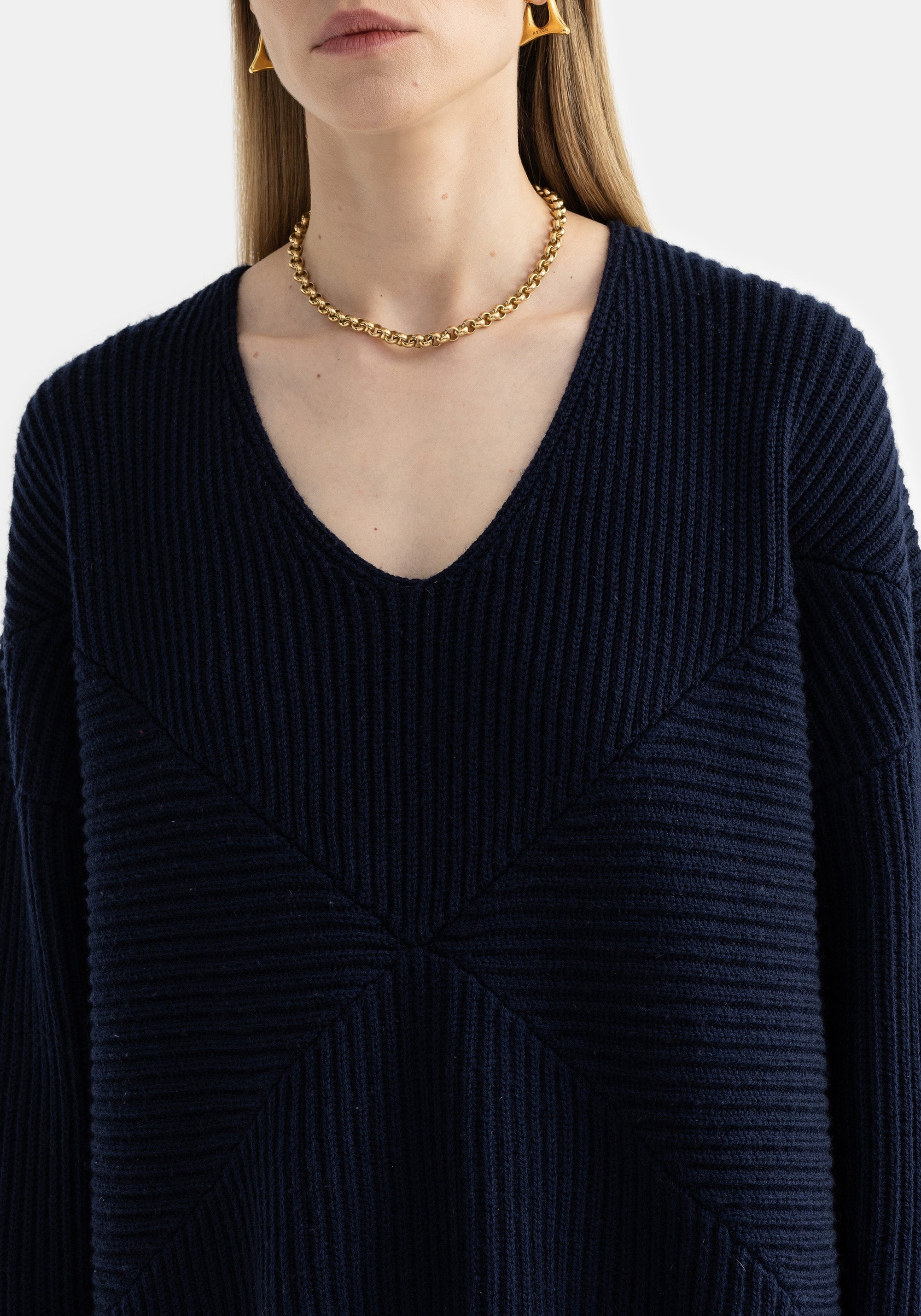 Pull Sancerre en laine - Midnight