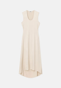 Robe midi Sansa asymétrique - Silver