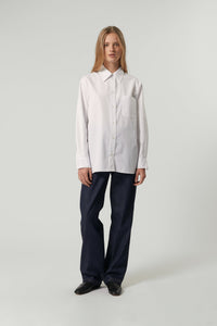 BLANC _ Chemise Saphir en coton - Blanc