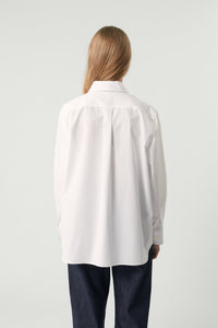 BLANC _ Chemise Saphir en coton - Blanc