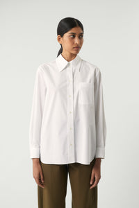 BLANC _ Chemise Saphir en coton - Blanc