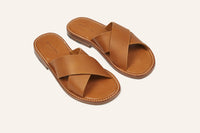 31qty NEW / Sandales SARNO FE SUPORTLO CUIR FLEX - Naturel