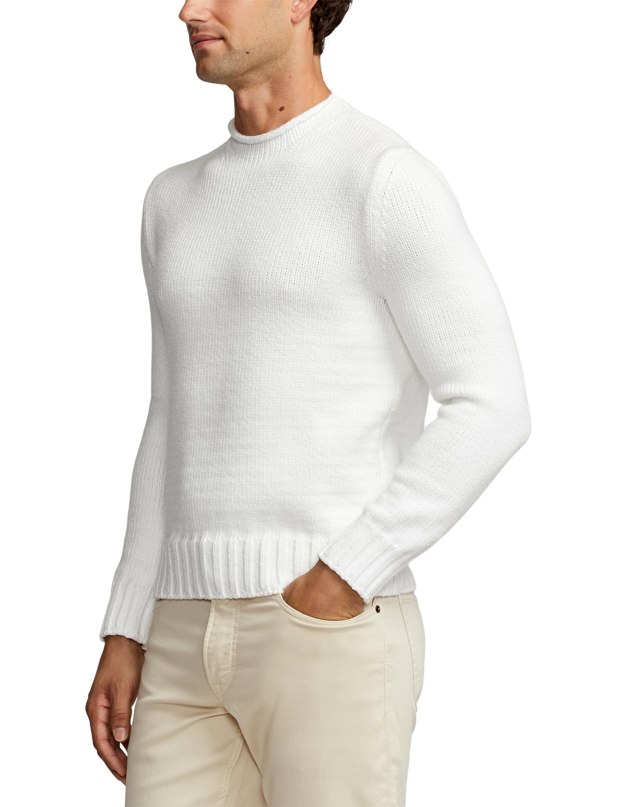 Pull en cachemire torsadé - Classic Cream
