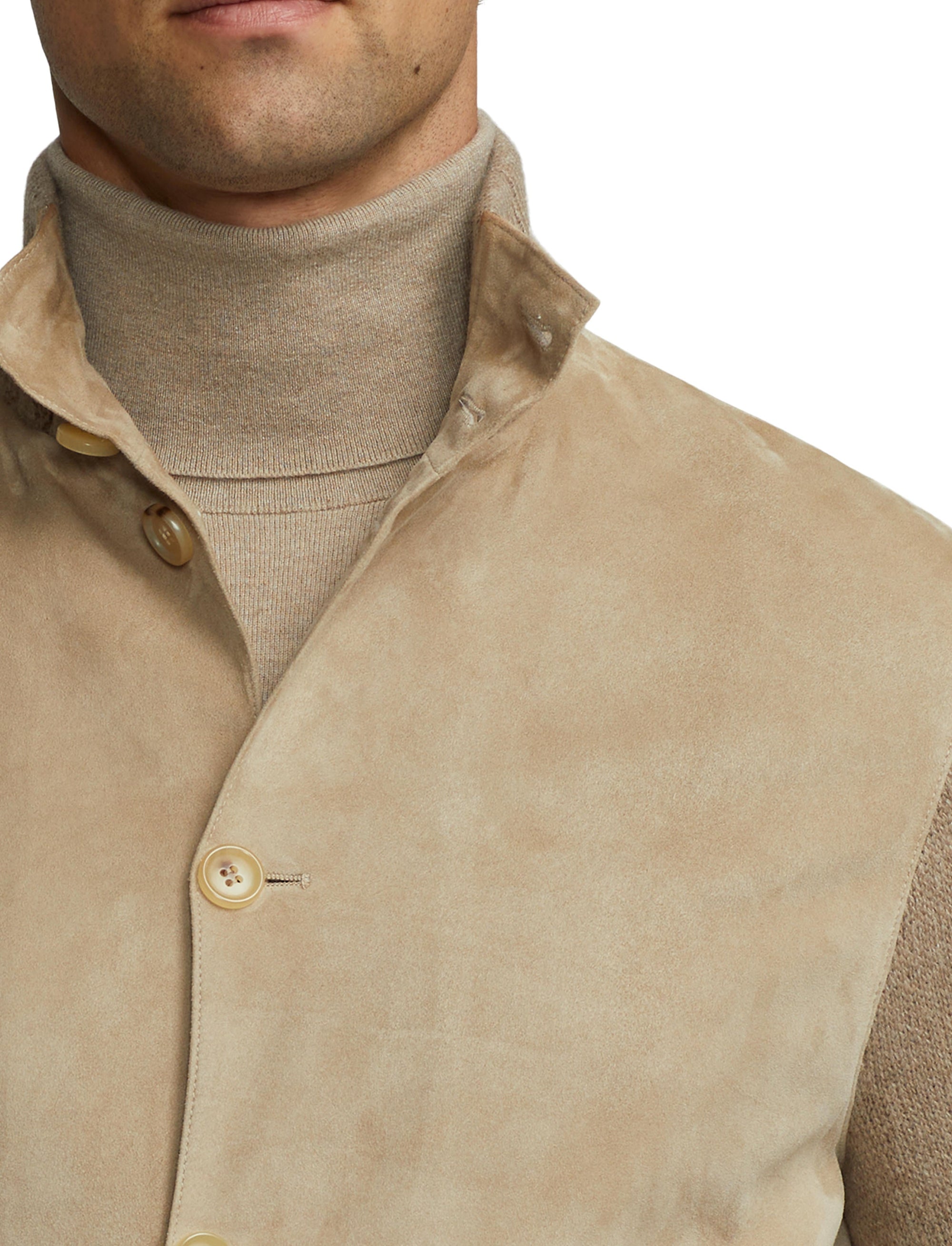 Veste en cachemire et daim - Truffle Melange W & Truffle Sde
