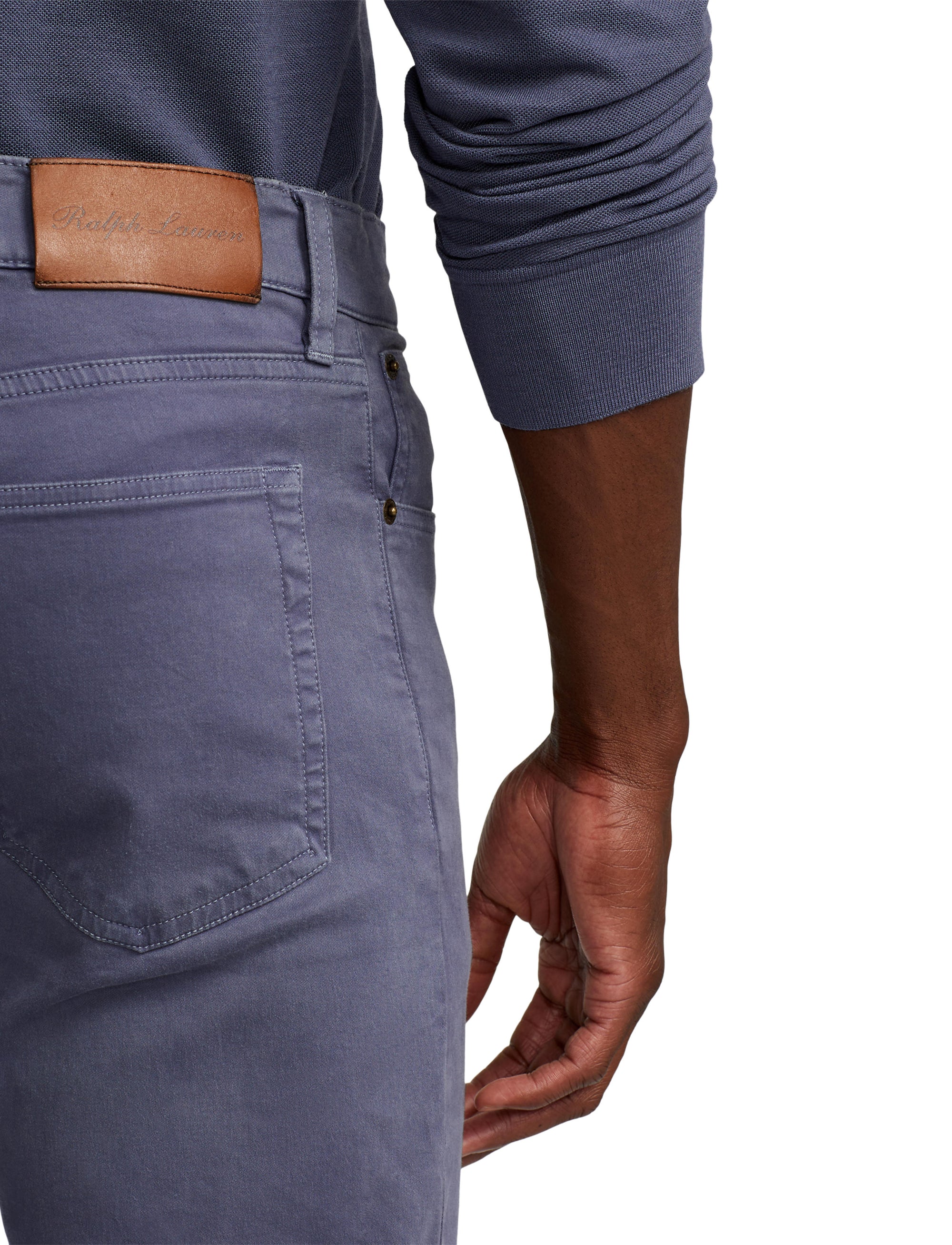 Pantalon slim en dobby stretch - Supply Blue