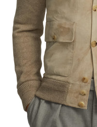 Veste en cachemire et daim - Truffle Melange W & Truffle Sde