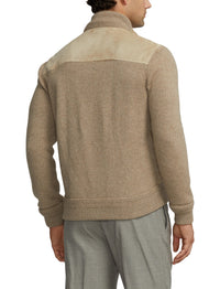 Veste en cachemire et daim - Truffle Melange W & Truffle Sde