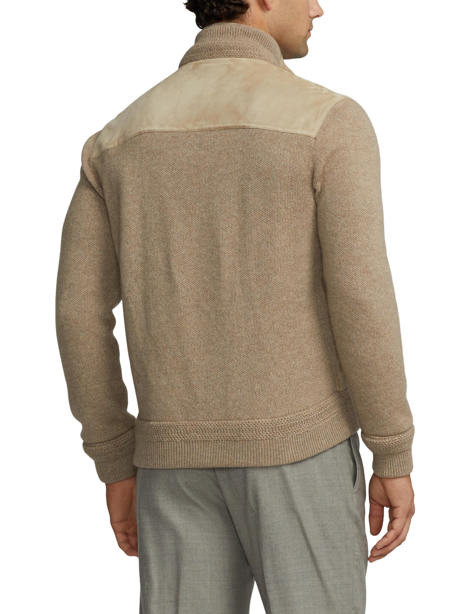 Veste en cachemire et daim - Truffle Melange W & Truffle Sde