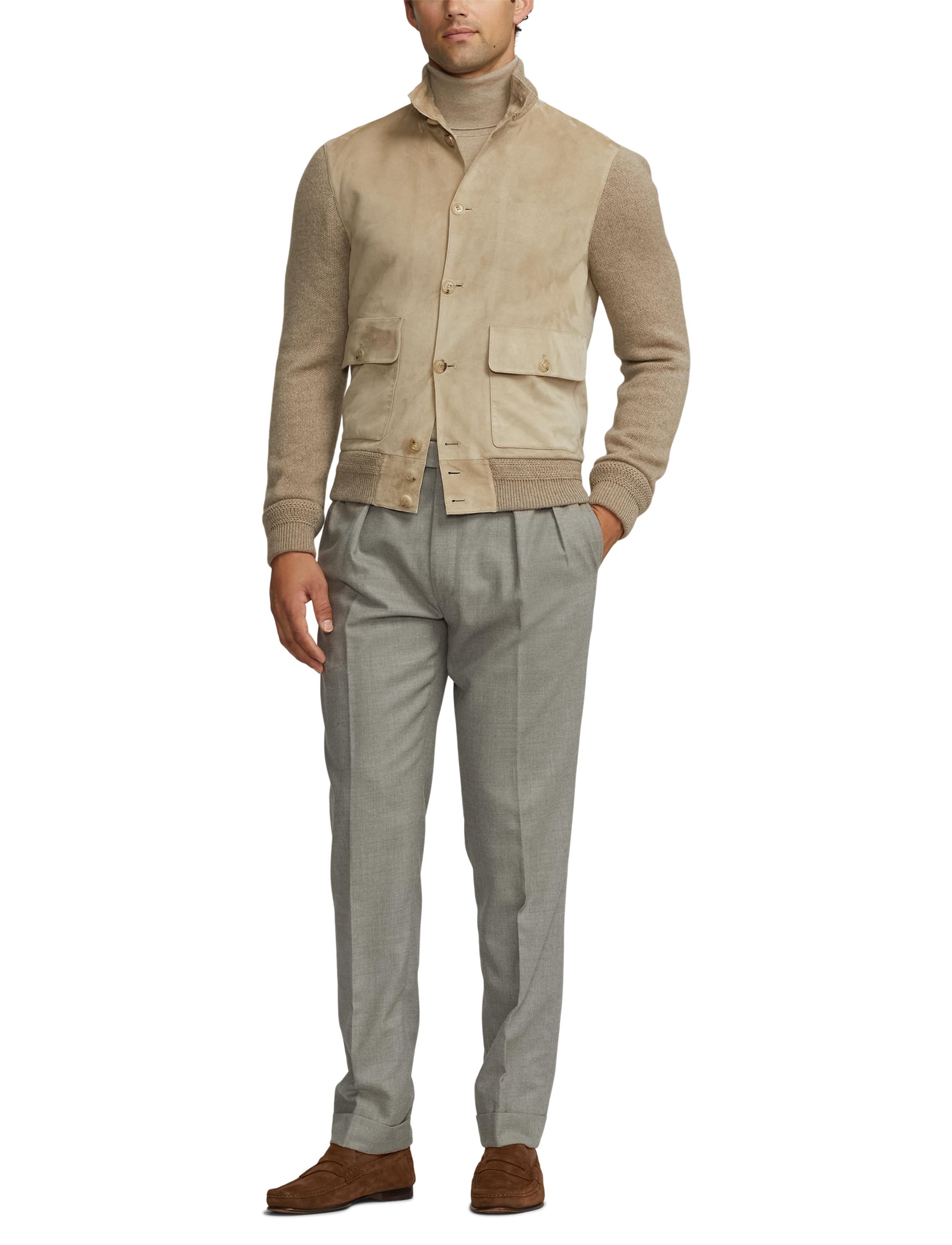 Veste en cachemire et daim - Truffle Melange W & Truffle Sde