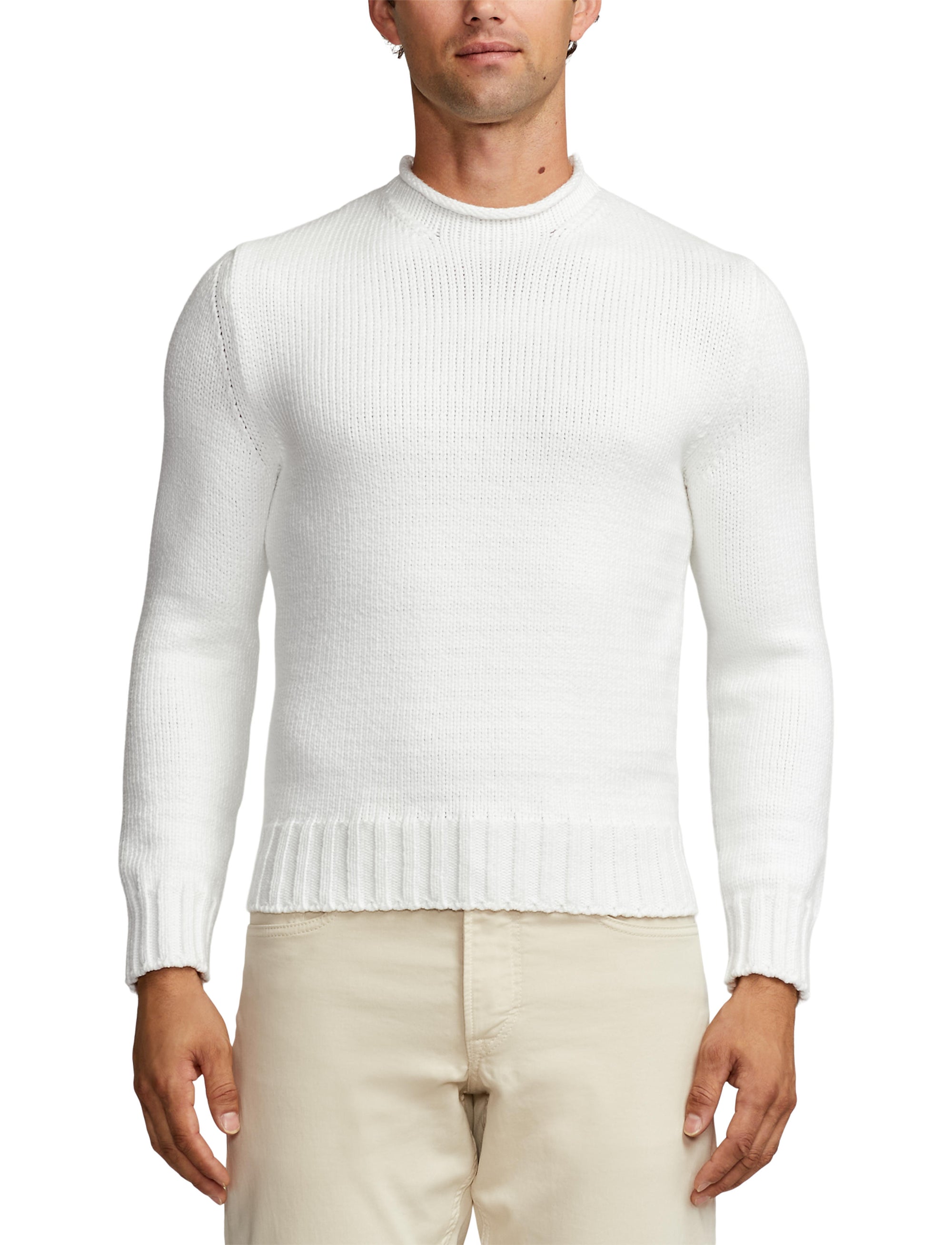 Pull en cachemire torsadé - Classic Cream