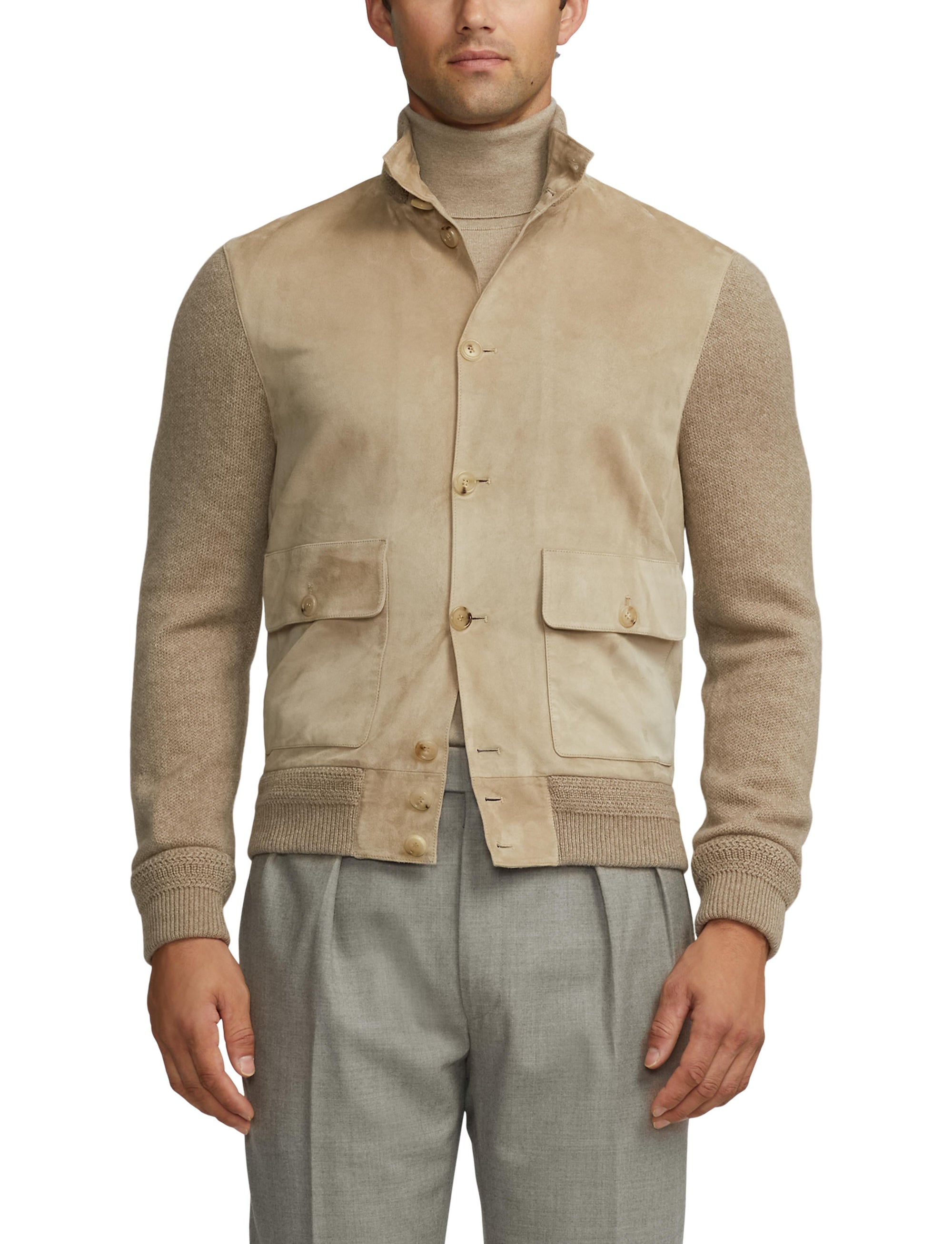 Veste en cachemire et daim - Truffle Melange W & Truffle Sde