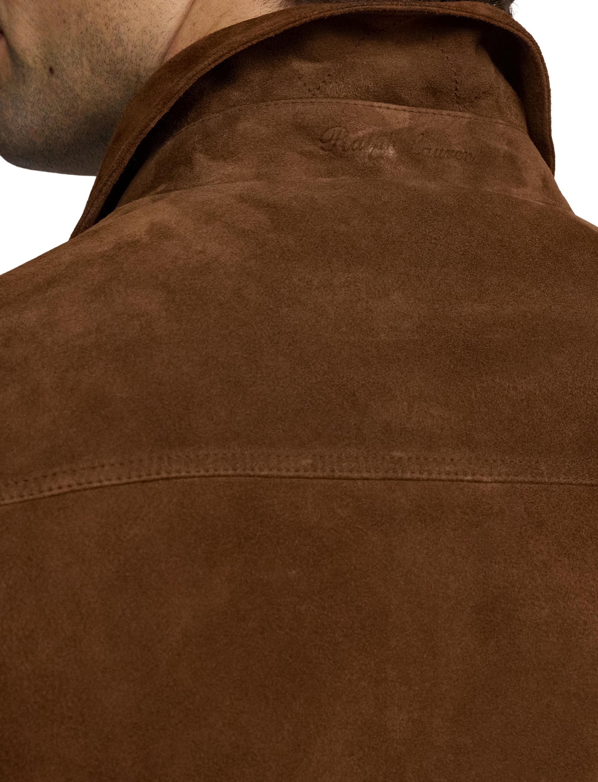 Veste Weaver en daim - Chestnut Brown