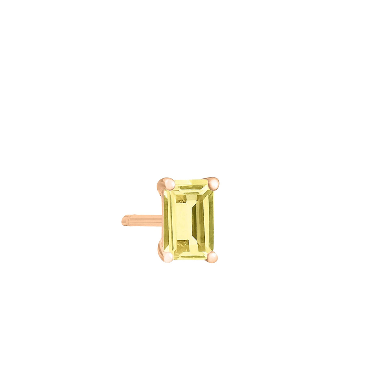 solo cocktail lemon quartz stud