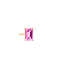 solo cocktail pink topaz stud