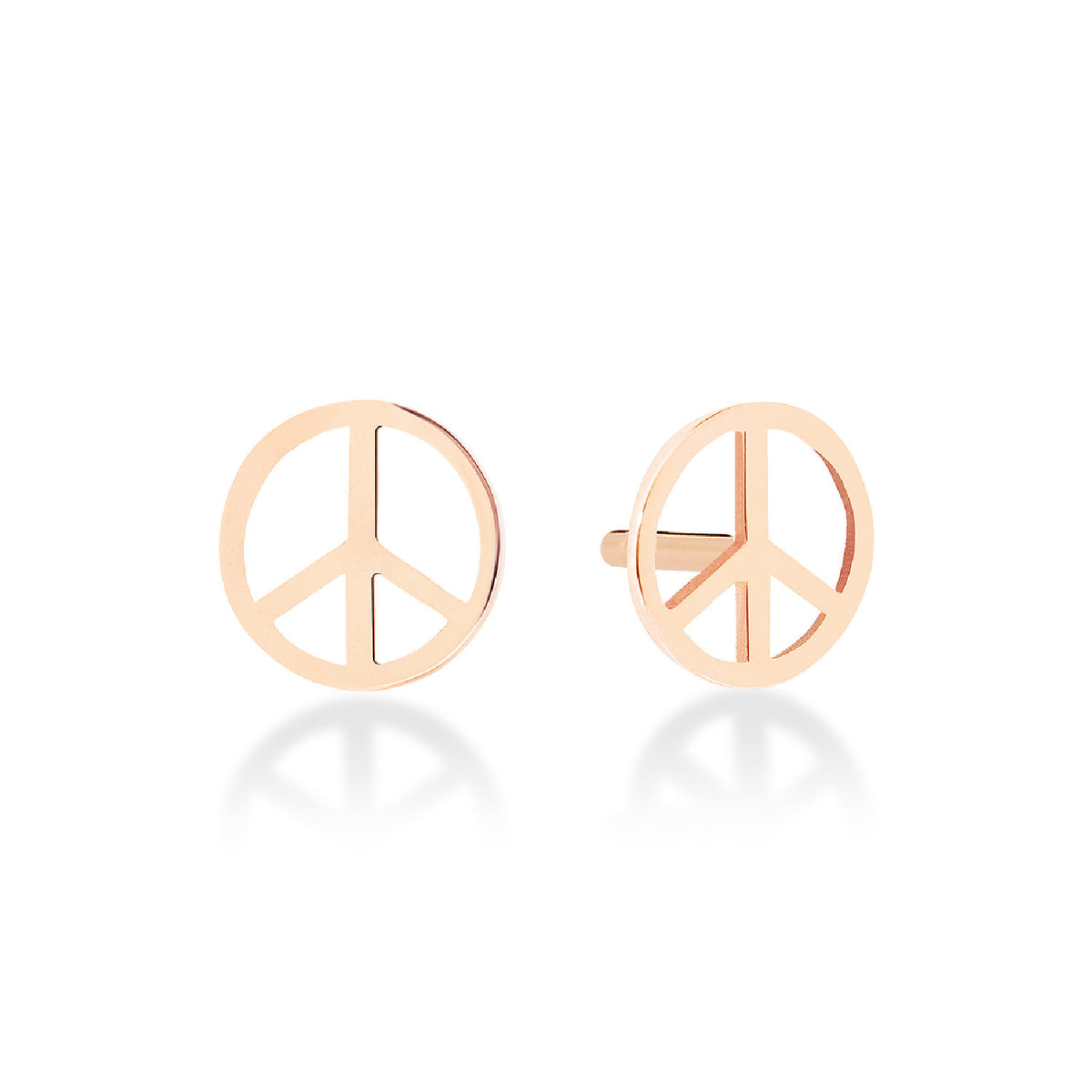 solo peace & love stud