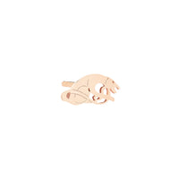 Mono boucle Panthère en or rose 18 carats - Rose