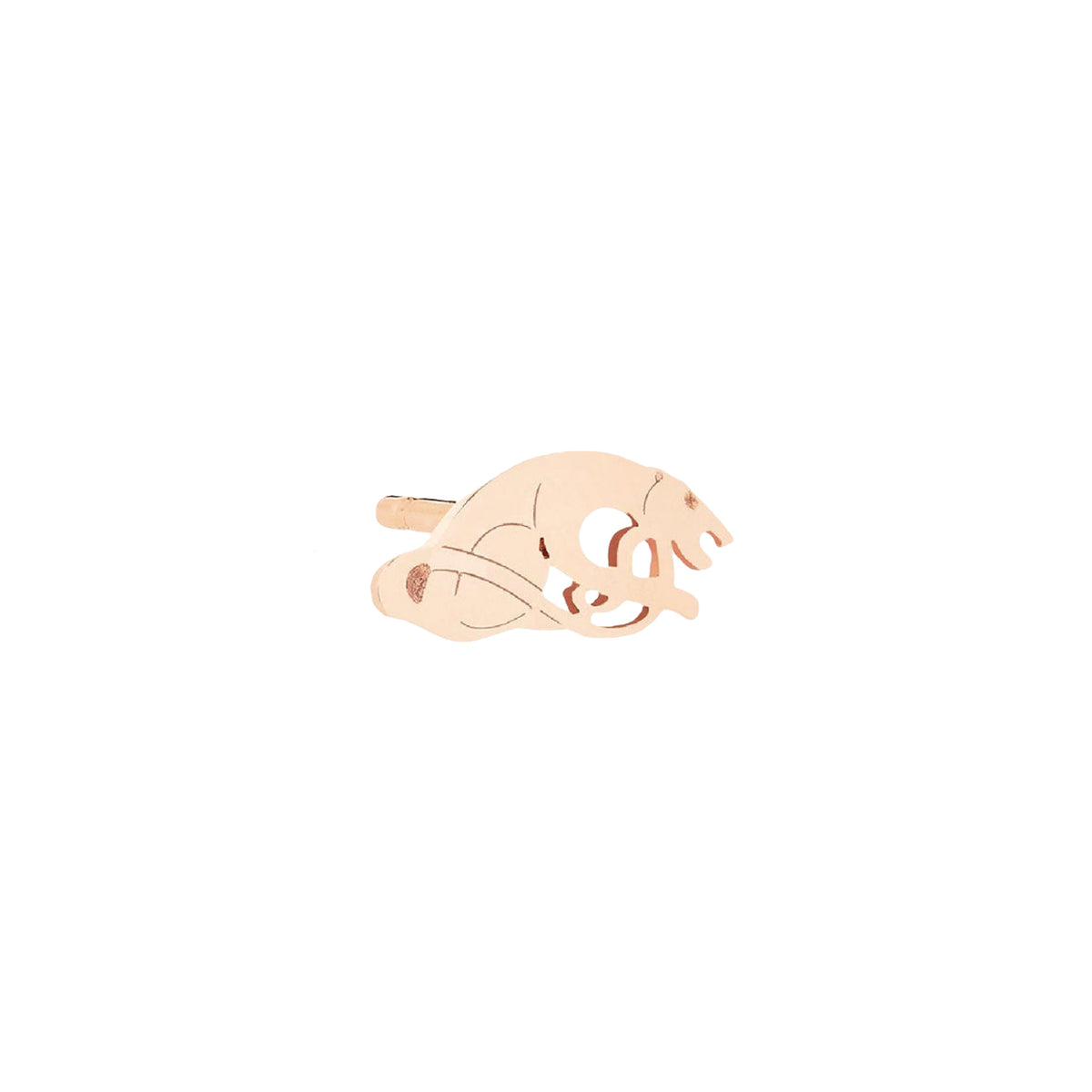 Mono boucle Panthère en or rose 18 carats - Rose