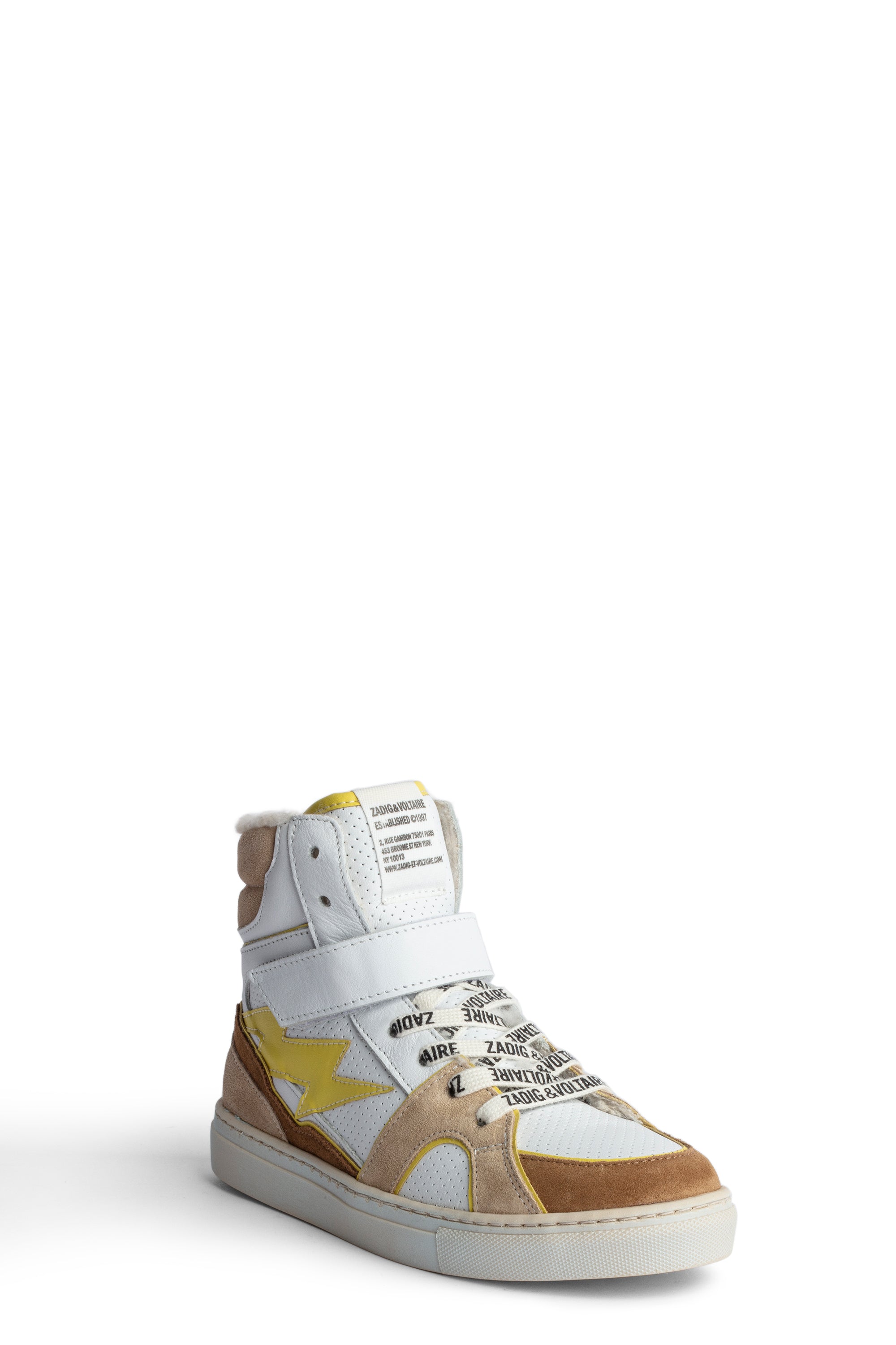 ZHORS LIGNE BLANC HIGH FLASH BOYS SNEAKERS