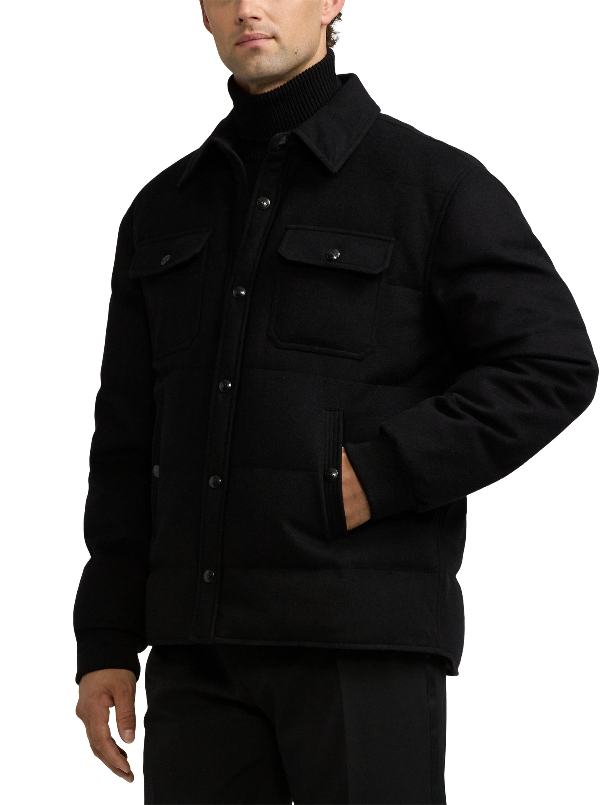 Doudoune Bennett en laine - Polo Black