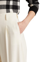 Pantalon Acklie en gabardine de laine - Lux Cream