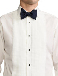 Chemise de smoking en popeline - White