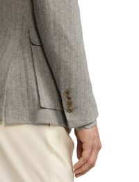 Veste Kent en cachemire - Light Grey & Multicolore