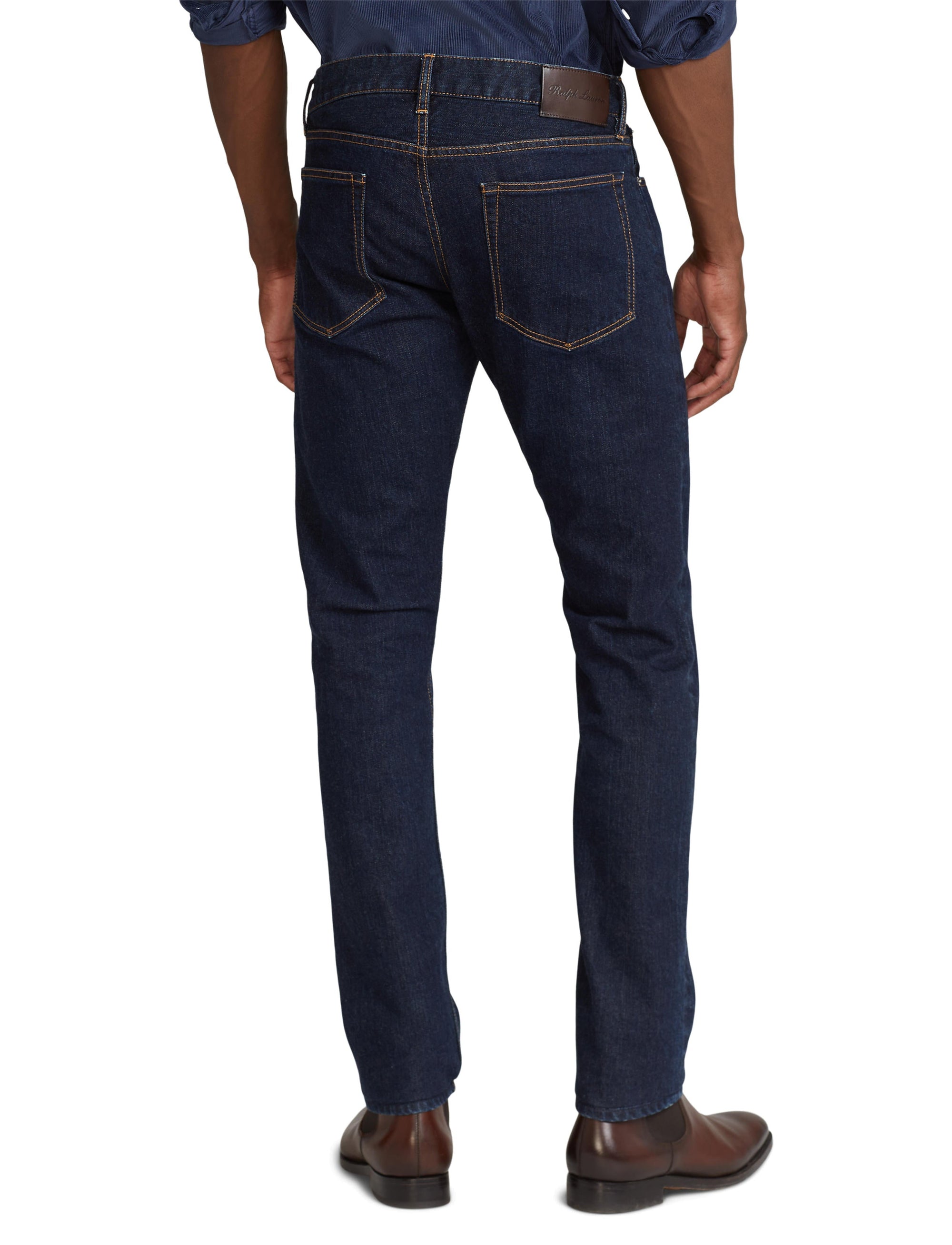 Jean slim stretch lisière selvedge - Bleu