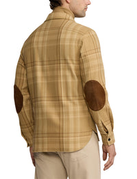 Wool tartan shirt - Camel