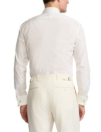 Chemise de smoking en popeline - White