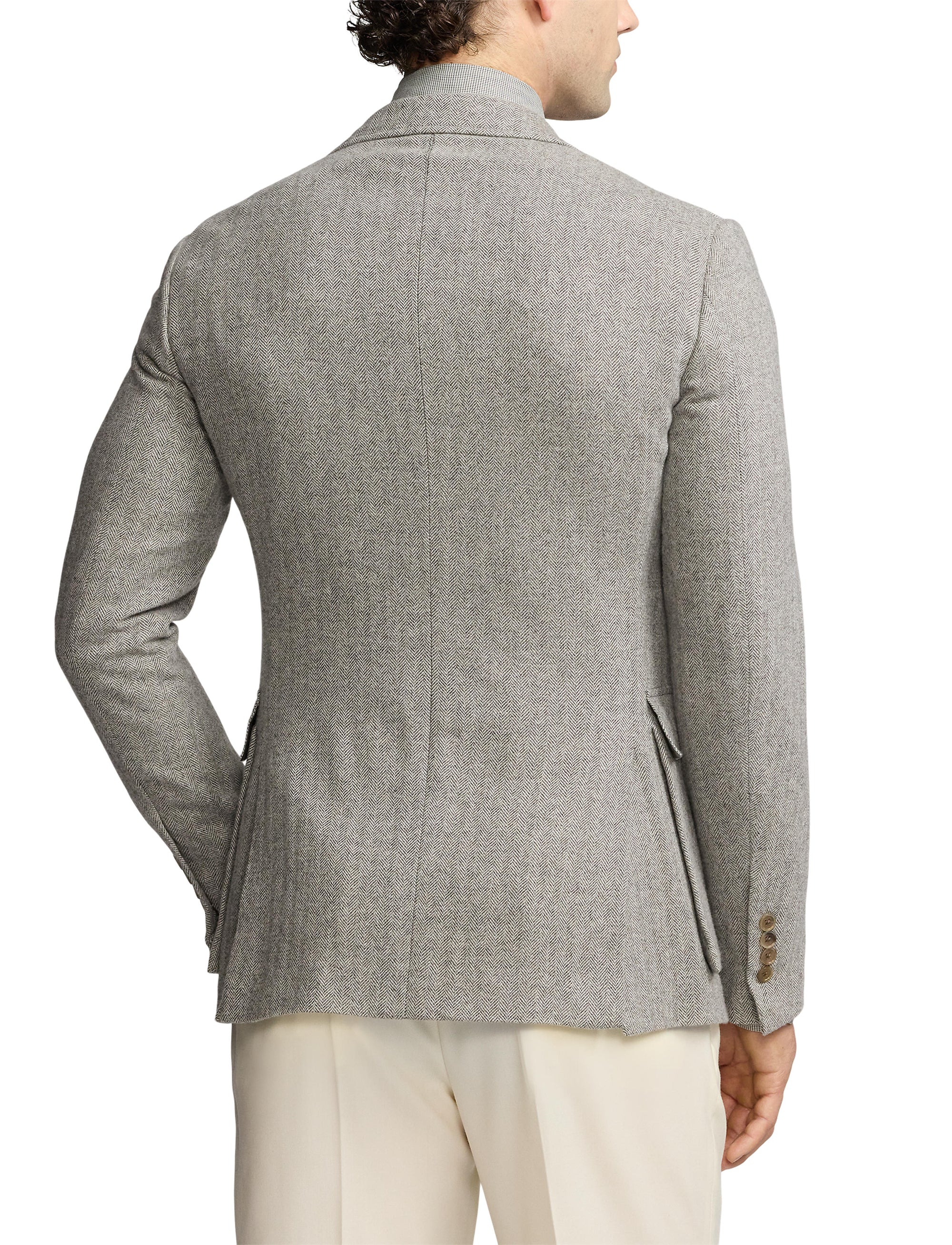 Veste Kent en cachemire - Light Grey & Multicolore