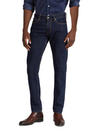 Jean slim stretch lisière selvedge - Bleu