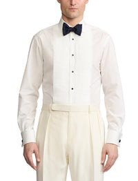 Chemise de smoking en popeline - White