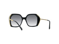 Sunglasses Falabella - Shiny Black  & Gradient Smoke