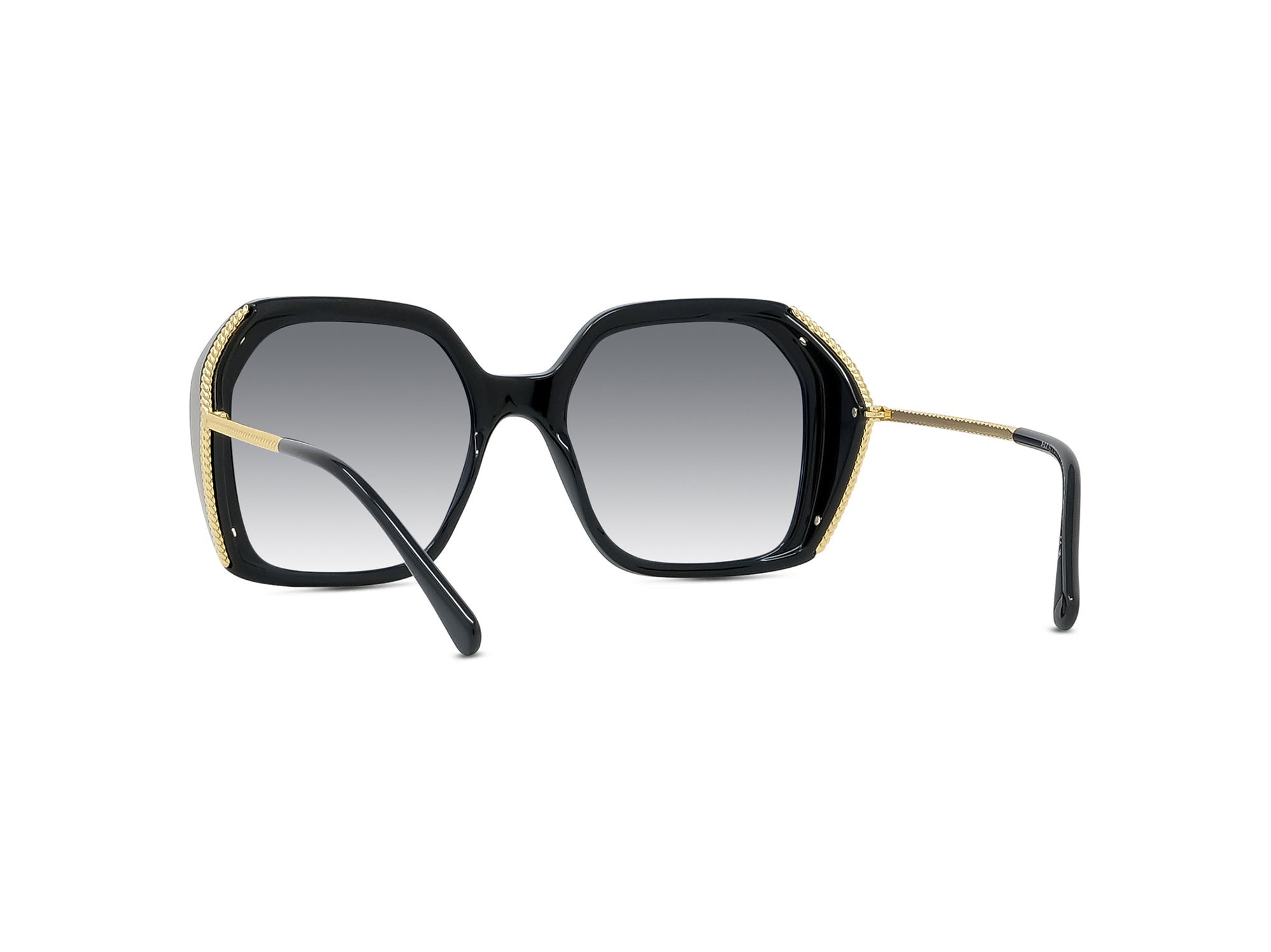 Sunglasses Falabella - Shiny Black  & Gradient Smoke