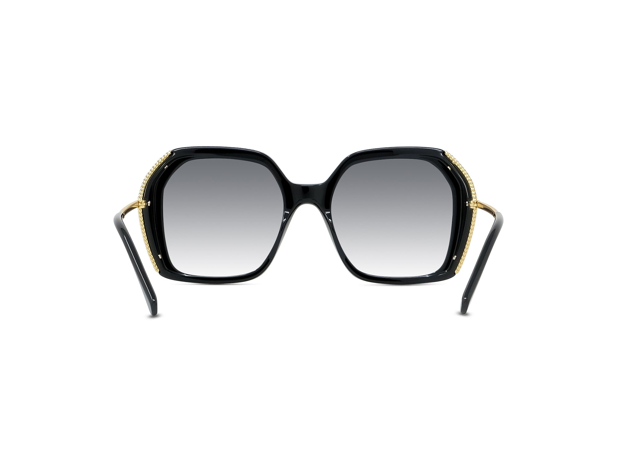 Sunglasses Falabella - Shiny Black  & Gradient Smoke